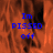 Blue text reading "Im PISSED off" on a pixelated orange background with black vertical lines, displayed in four identical