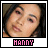 six identical portrait images with varying text and decorative elements below each