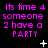 repeated text phrases in bright pink pixelated font on black background, with small white star-like and dot-like animations appearing at various positions