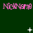 Pink text repeats across a dark green background with scattered white star-like shapes and small dots appearing in different positions.
