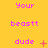 Yellow background with pink text reading 'Your beastt dude Your' in a pattern, showing animation changes across frames