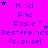 A bright pink background displays repeated text and star symbols in blue, purple, and white.