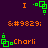 Pixelated icon with green square chain, orange 'I' and text elements on dark purple background.