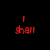 Red pixelated text on black background above two gray cartoon figures on white and gray backgrounds.