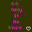 Pixelated text 'Only If He Knew' in bright pink with white heart symbols on a dark green background, arranged in three