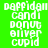Pixelated text list on four colored backgrounds with identical text layout across all sections.