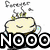 Animated icon shows a cartoon character with closed eyes and a smile, surrounded by steam or smoke effects, with changing text overlays.