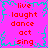 A static pixel art image with a bright pink background and cyan border, displaying repeated red text words arranged in four quadrants.