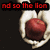 Pixelated image of hands holding a red apple with overlaid red text reading "nd so the lion fell in love with the lamb<3 -twilight" on dark background.