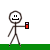 Pixelated stick figure animations with Red Bull branding, showing drinking actions and text variations.