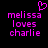 Pixelated text and heart symbol in bright pink on black background, two identical frames side-by-side.