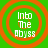 Four identical circular icons with orange rings on green background display "Into The Abyss" text in white pixelated font.