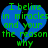 Two blue heart shapes with a black crack between them, green text reading "I belive in miracles and your the reason why" on a black background.