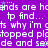 Purple background with repeated white pixelated text and small cyan star-like symbols scattered throughout.