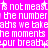 A static image with a bright pink background and white pixelated text repeating phrases like 'is not meast is not measl' and 'the number the number'.