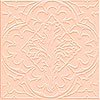 A static square icon with a light peach background featuring an intricate symmetrical floral or geometric pattern in slightly darker peach tones.