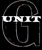 Static black-and-white pixelated icon featuring a stylized 'G' with an arched top and horizontal bar, overlaid by the word "UNIST" in blocky white letters against a solid black background.