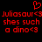 Red pixelated text and symbols on black background, featuring repeated phrases and a heart symbol.