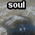 A four- shows a pixelated eye with text overlays; the top-right has a heart symbol and the bottom-right is blank