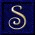 Four distinct icons arranged in a on dark blue background, each with unique stylized letter or symbol design