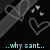 ..why cant.. appears in cyan text on black background with heart outline; ..you see.. in pink on white with blue character; ..how much i love you.. in red on striped pattern.