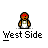Animated contact sheet of 10 pixel art frames showing a cartoon character with red headband and white tank top in various poses, plus one frame with a hand gesture icon.