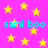 A static image with a bright pink background filled with yellow stars and repeated cyan text reading "sami boo".