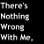 Black background with white text repeating "This Is How Im Supposed To Be" and small heart symbols scattered throughout the composition.