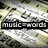 Six distinct pixelated display text overlays on varied backgrounds including stone, water, fire, and abstract patterns