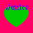 Four green heart shapes on a bright pink background, each containing the name "Jessica" in blue text, with varying pixelation levels across the four instances.