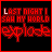 A 5x5 contact sheet of animated frames showing a red pixelated text animation on black background with the phrase "LAST NIGHT I SAW MY WORLD EXPLODE" where individual letters change color and position across frames.