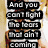 Static image with black text on white background displaying lyrics from a song, split into two vertical