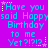 A static image with a purple background displays repeated text in cyan, surrounded by white stars and dotted lines.