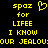 Yellow pixelated text and a heart symbol on a black background, with partial text visible across multiple lines.
