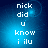 Pixelated text on a blue gradient background with subtle light effects, arranged in vertical
