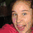 six pixelated images showing a person in various poses and expressions, with one containing colorful polka dots and partial text