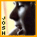 Two side-by-side animated frames of a pixelated contact sheet showing partial close-ups of a person's face with text elements on the left and right sides.