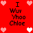 Red background with pixelated text and heart symbols arranged in a pattern, featuring alternating light and dark pink hearts
