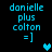 Pixelated cyan text and symbols on black background with animated heart position changes.