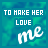 identical pixelated icons with teal background, white text 'TO MAKE HER LOVE me', and subtle color variations across frames