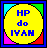 Four identical pixelated yellow circles with blue text "HP do IYAN" surrounded by blue borders and colored corner sections in cyan, green, red, and pink.