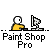 Pixelated cartoon figure in yellow shirt sits at computer with gray monitor, repeated across multiple showing interface elements like color palettes and toolbars