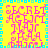 A static image with a bright yellow background, pink text in Cyrillic script, and blue square border elements arranged in a pattern