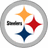 A split-screen icon with a Steelers logo on the left and 'GO STEELERS' text on the right.