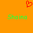 A static pixel art image with an orange background, red heart symbol at top center, and two green 'Shoing' text elements below.