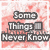A four- of text-based images with pink and white backgrounds, each displaying a line from a song lyric