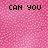 Pixelated pink background with black text reading 'CAN YOU COUNT HOW MANY DOTS ?' and a gray rectangular overlay on the right.