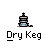 Animated contact sheet of a pixel art character interacting with a cylindrical object across 24 frames, displayed on gray background.