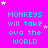 Bright pink background with cyan text reading "MONKEYS will take over the WORLD" repeated in a , scattered white and pink stars, and a gray rectangle in the bottom-right corner