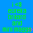 Green text on blue background reads 'i <8 eureka britard and mini maggs' with pink pixelated symbols, repeated in a pattern